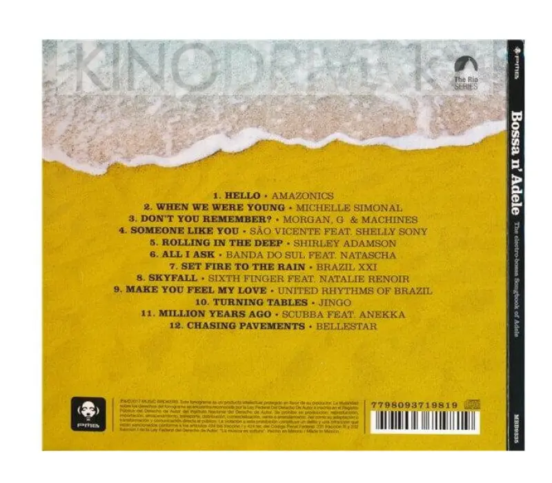 Виниловая пластинка ADELE. V/A - BOSSA N' ADELE Coloured Label: Montestella, Kinodrive.kz — фото 2