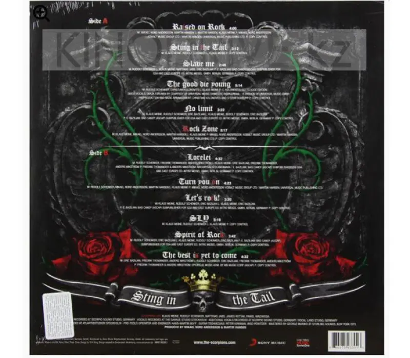 Виниловая пластинка SCORPIONS - Sting In The Tail - Снят с производства, Kinodrive.kz — фото 2