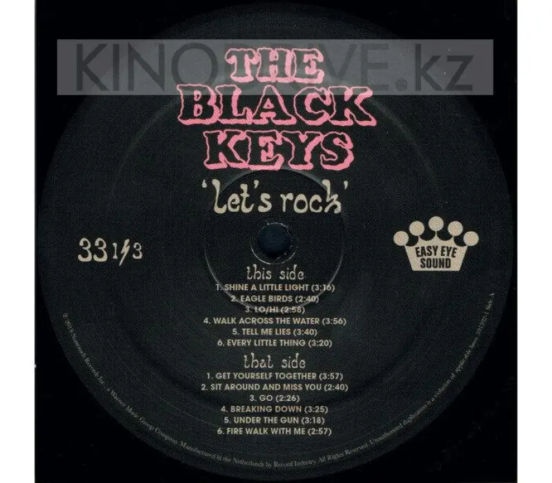 Виниловая пластинка THE BLACK KEYS – Let's Rock, Kinodrive.kz — фото 2