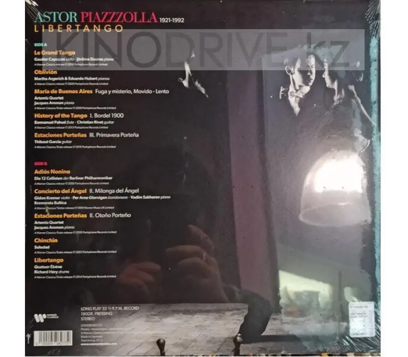 Виниловая пластинка Astor Piazzolla – Libertango: Warner Classics, Kinodrive.kz — фото 2