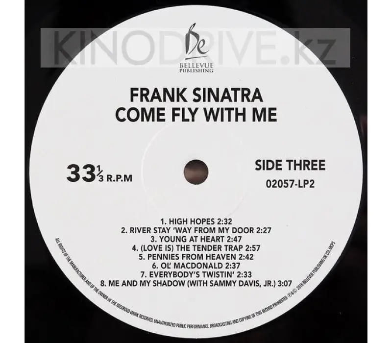 Виниловая пластинка FRANK SINATRA - Come Fly With Me, Kinodrive.kz — фото 6