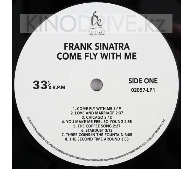 Виниловая пластинка FRANK SINATRA - Come Fly With Me, Kinodrive.kz — фото 7