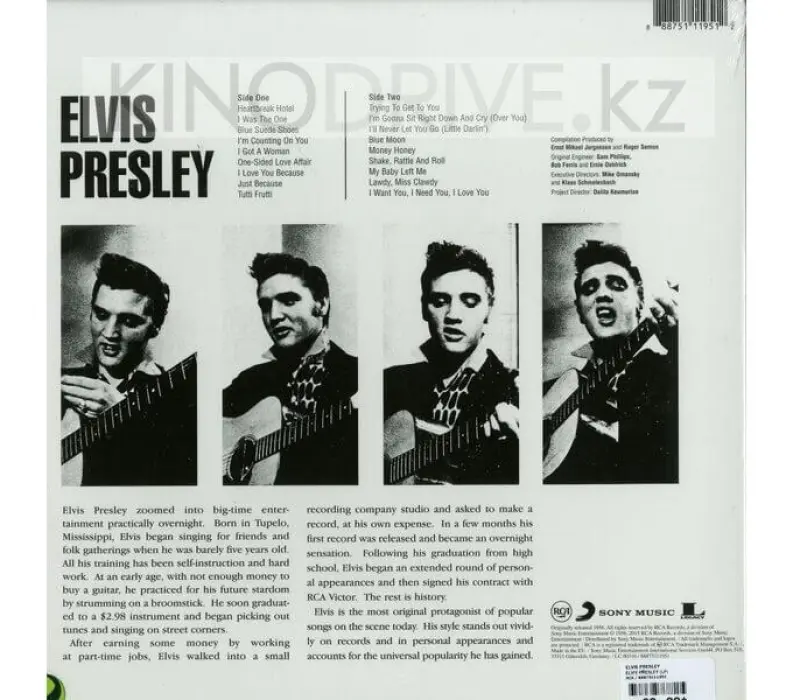 Виниловая пластинка Elvis Presley – Elvis Presley: DOM Disques, Kinodrive.kz — фото 2