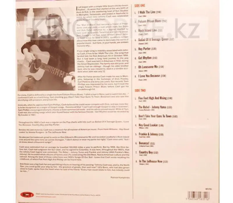 Виниловая пластинка Johnny Cash – The Best Of -Coloured/Hq-: Not Now, Kinodrive.kz — фото 2