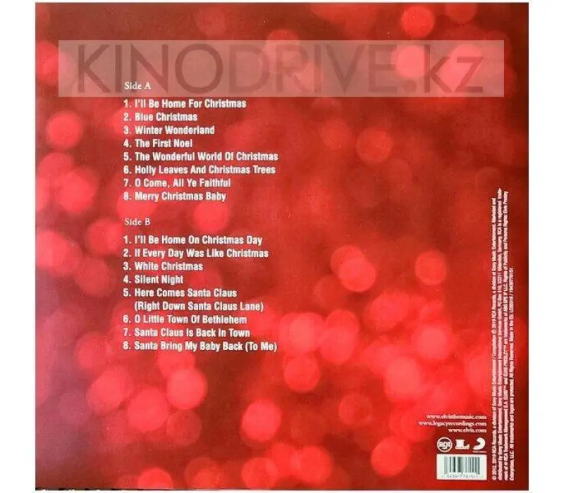 Виниловая пластинка ELVIS PRESLEY: THE CLASSIC CHRISTMAS ALBUM, Kinodrive.kz — фото 2