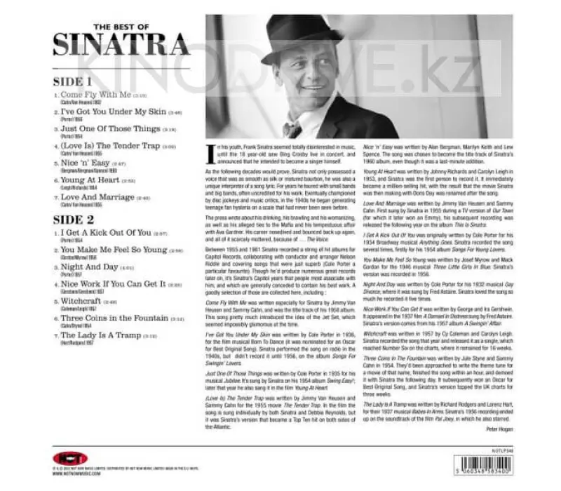 Виниловая пластинка Frank Sinatra – Best Of - Coloured: Not Now, Kinodrive.kz — фото 2