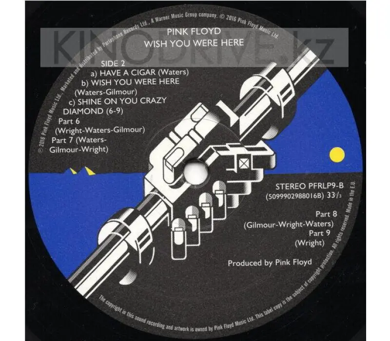 Виниловая пластинка Pink Floyd - Wish You Were Here Hq Label: Warner, Kinodrive.kz — фото 3