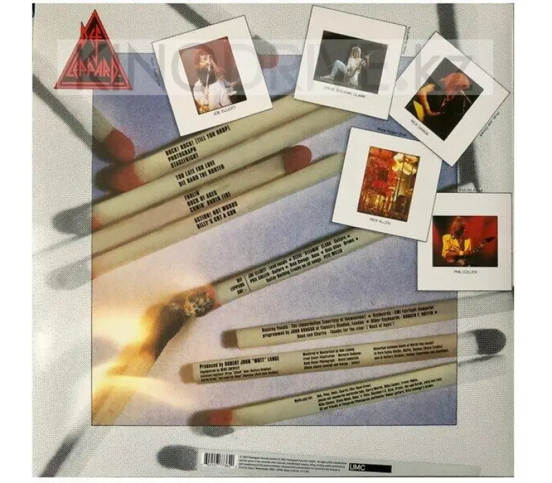 Виниловая пластинка DEF LEPPARD - PYROMANIA Hq/Remast Label: Universal, Kinodrive.kz — фото 2