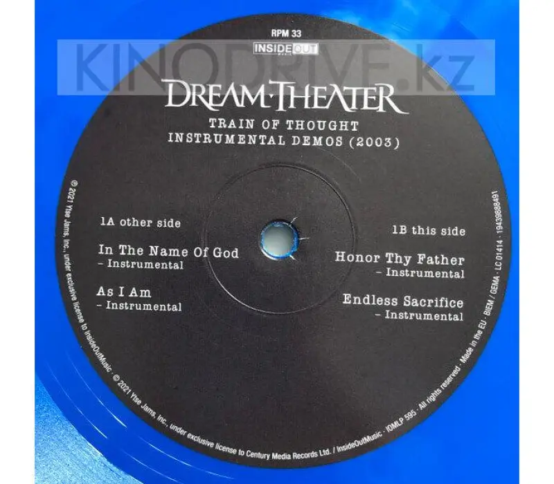 Виниловая пластинка DREAM THEATER - Train Of Thought Instrumental Demos, Kinodrive.kz — фото 4