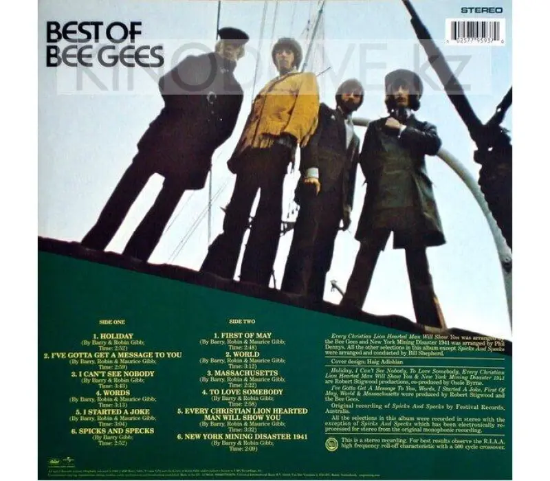 Виниловая пластинка Bee Gees, Best Of Bee Gees, Kinodrive.kz — фото 2