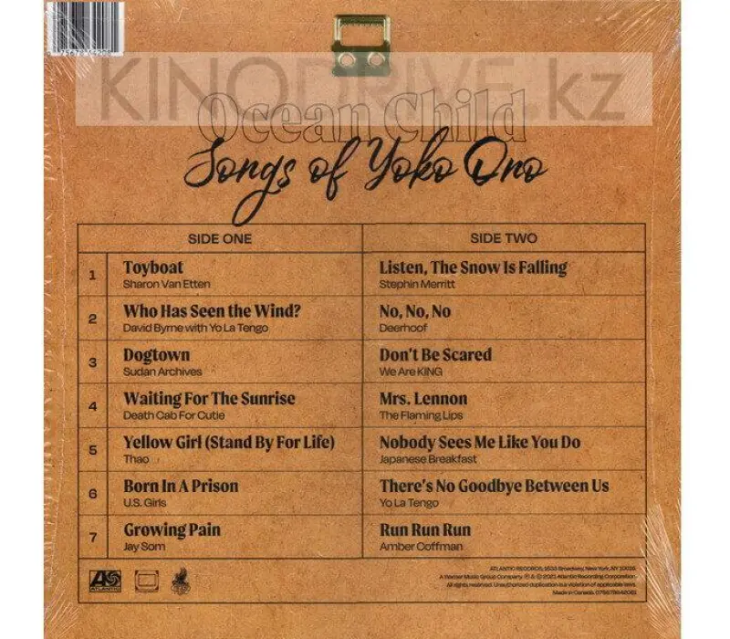 Виниловая пластинка V/A - OCEAN CHILD: SONGS OF.. Label: Warner, Kinodrive.kz — фото 2