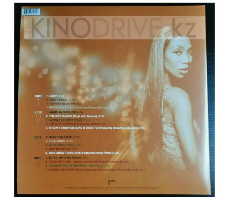 Виниловая пластинка BRANDY - The Best Of Brandy, Kinodrive.kz — фото 2