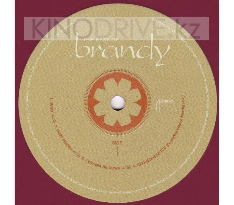 Виниловая пластинка BRANDY - The Best Of Brandy, Kinodrive.kz — фото 5
