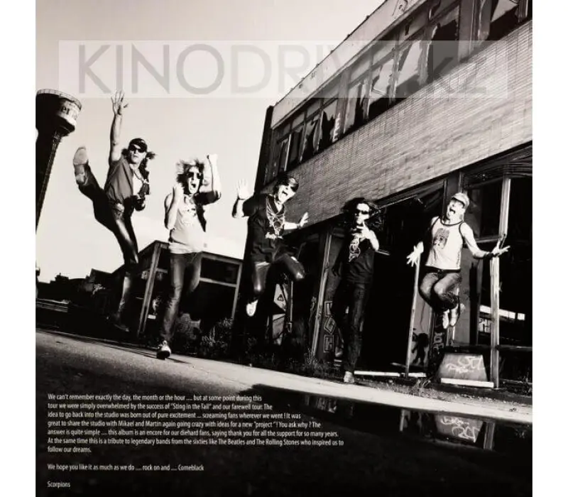 Виниловая пластинка Scorpions - Comeblack Label: Sony Music, Kinodrive.kz — фото 3