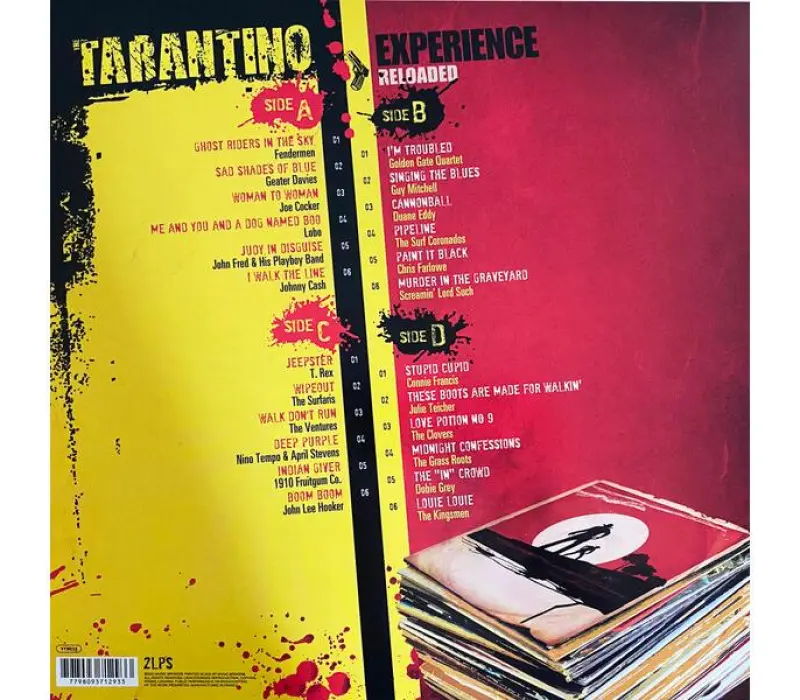 Виниловая пластинка V/A - TARANTINO EXPERIENCE RELOADED: Montestella, Kinodrive.kz — фото 11