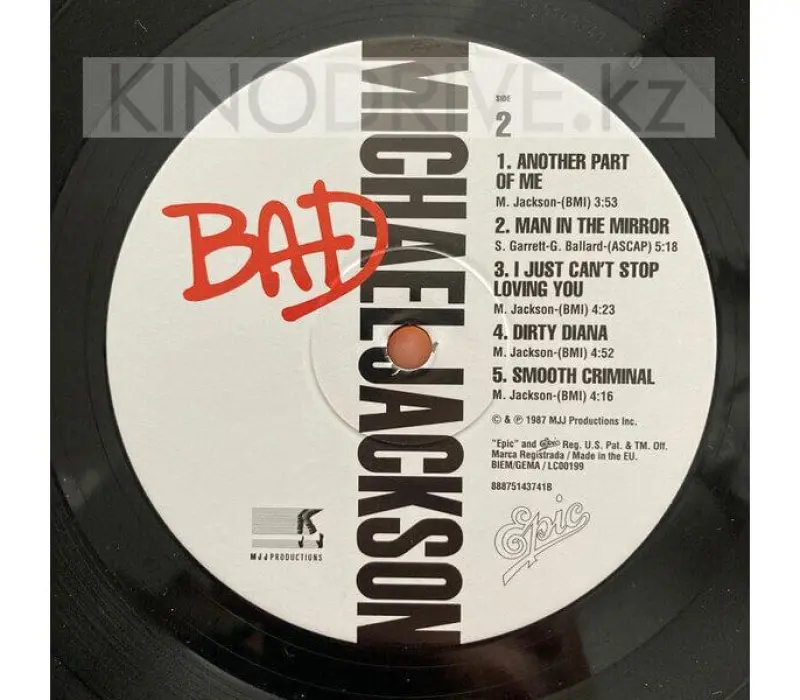 Виниловая пластинка MICHAEL JACKSON – Bad, Kinodrive.kz — фото 3