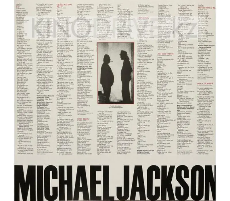 Виниловая пластинка MICHAEL JACKSON – Bad, Kinodrive.kz — фото 4