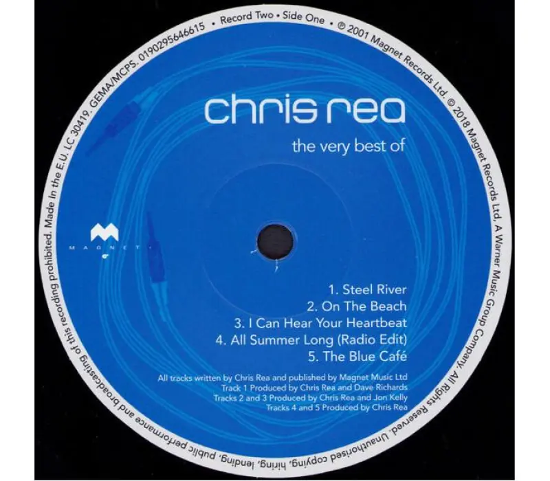 Виниловая пластинка Rea, Chris - Very Best Of Label: Warner, Kinodrive.kz — фото 3