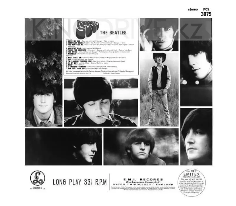 Виниловая пластинка Beatles - Rubber Soul: Universal, Kinodrive.kz — фото 2