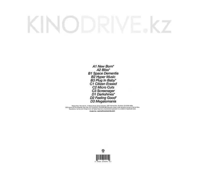 Виниловая пластинка Muse – Origin Of Symmetry: Warner, Kinodrive.kz — фото 2