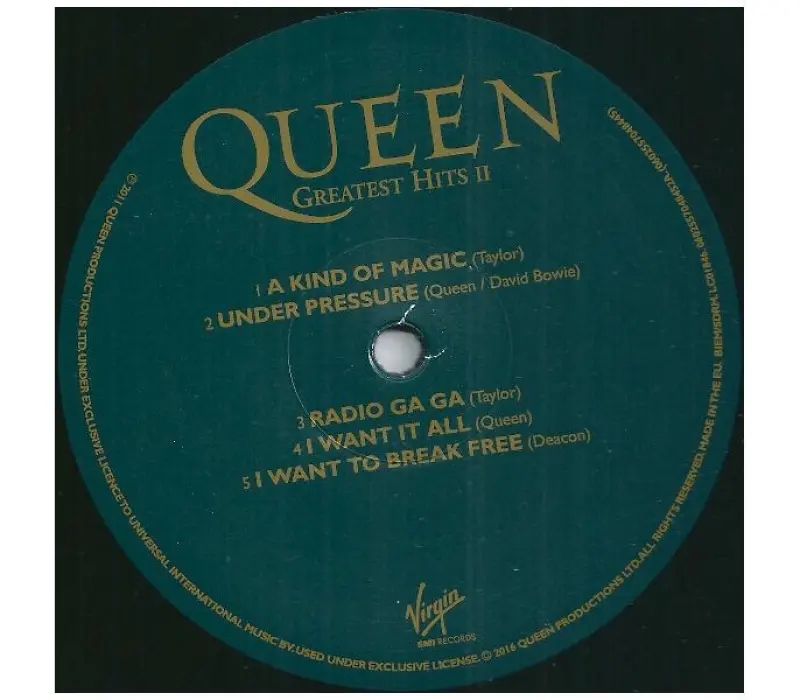 Виниловая пластинка Queen - Greatest Hits 2 Remast Label: Universal, Kinodrive.kz — фото 4
