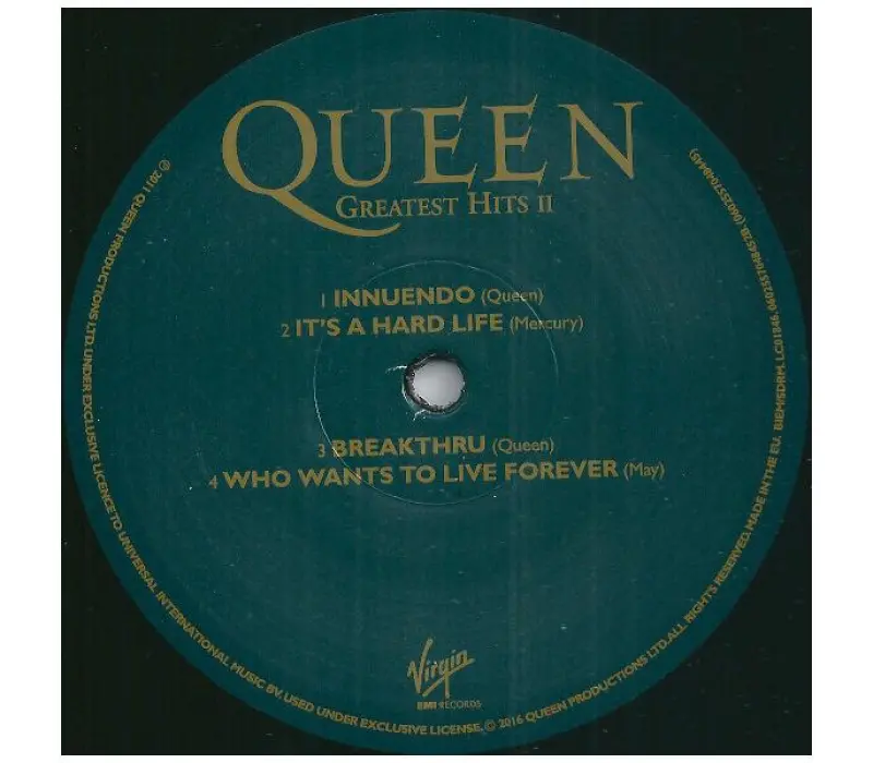 Виниловая пластинка Queen - Greatest Hits 2 Remast Label: Universal, Kinodrive.kz — фото 5