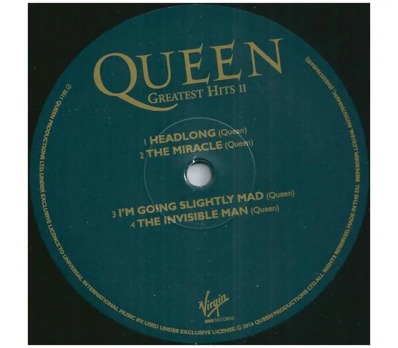 Виниловая пластинка Queen - Greatest Hits 2 Remast Label: Universal, Kinodrive.kz — фото 6