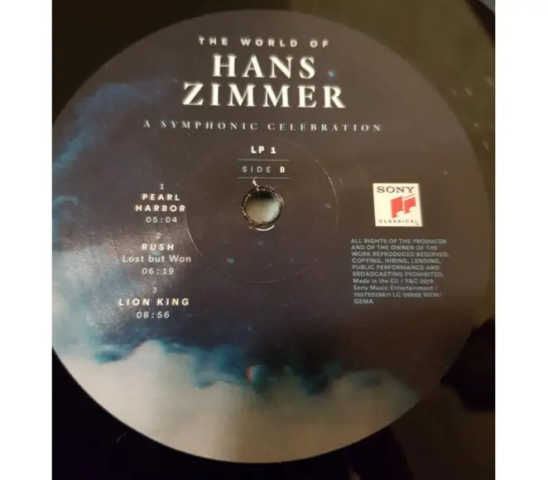 Виниловая пластинка Zimmer, Hans-World Of Hans.. -Live-: Sony Classical, Kinodrive.kz — фото 6