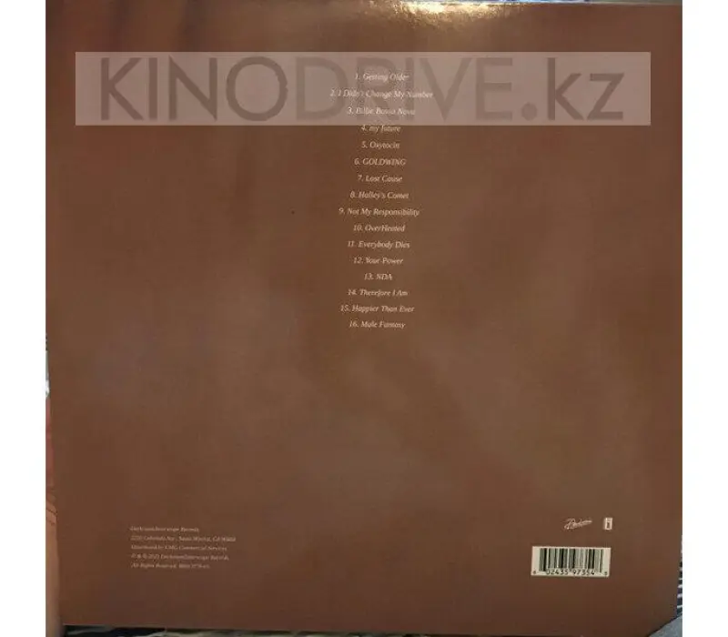 Виниловая пластинка Billie Eilish – Happier Than Ever, Kinodrive.kz — фото 2