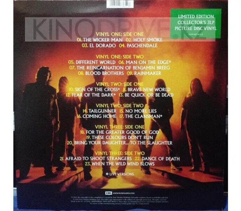 Виниловая пластинка IRON MAIDEN – From Fear To Eternity - The Best Of 1990-2010, Kinodrive.kz — фото 2
