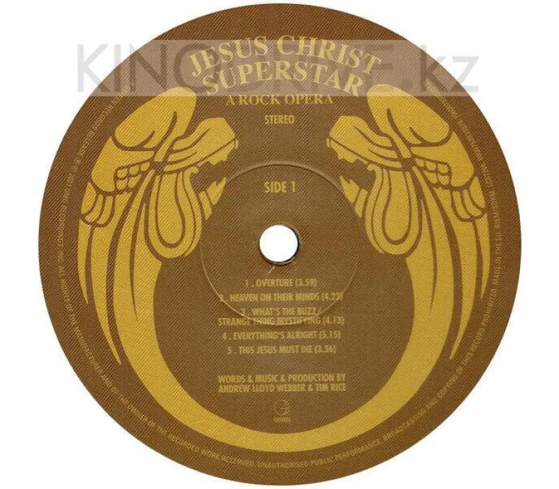 Виниловая пластинка VARIOUS, ANDREW LLOYD WEBBER and TIM RICE – Jesus Christ Superstar, Kinodrive.kz — фото 7