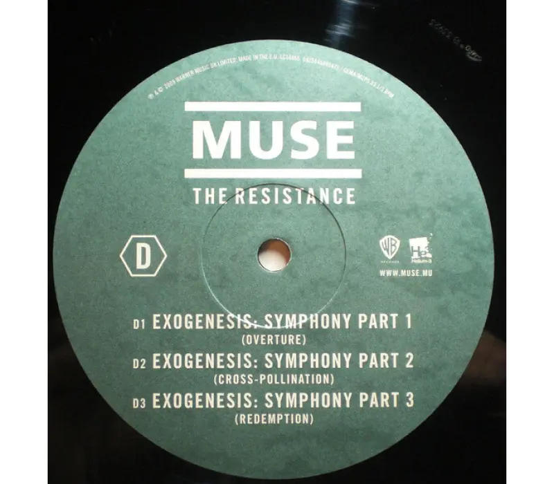 Виниловая пластинка Muse – The Resistance: Warner, Kinodrive.kz — фото 12