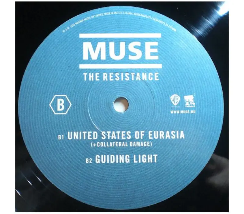 Виниловая пластинка Muse – The Resistance: Warner, Kinodrive.kz — фото 8