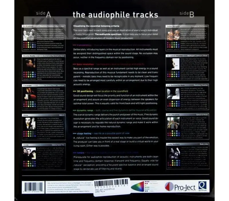 Виниловая пластинка Pro-Ject Audiophile Spectrum, Kinodrive.kz — фото 2