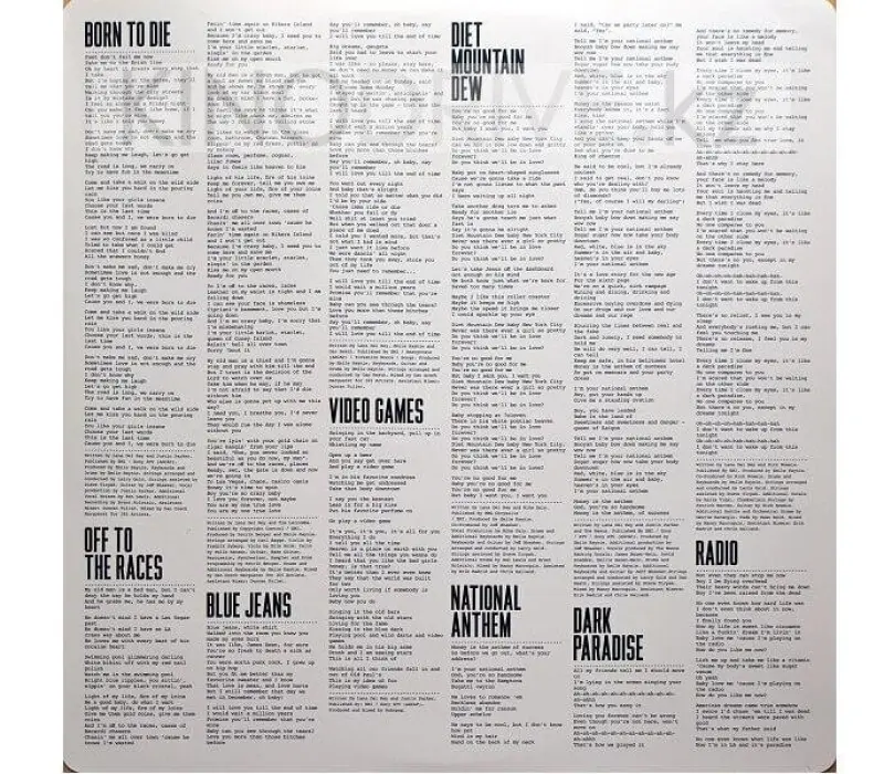 Виниловая пластинка LANA DEL REY / BORN TO DIE, Kinodrive.kz — фото 2