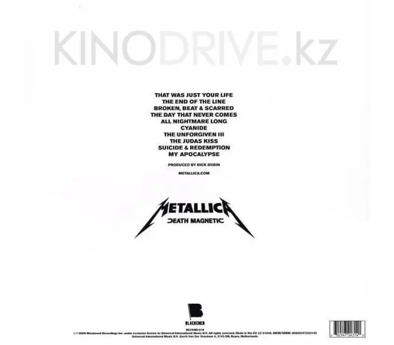 Виниловая пластинка Metallica, Death Magnetic (2Lp), Kinodrive.kz — фото 2