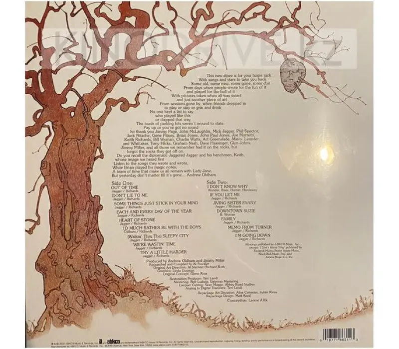 Виниловая пластинка THE ROLLING STONES - Metamorphosis, Kinodrive.kz — фото 3