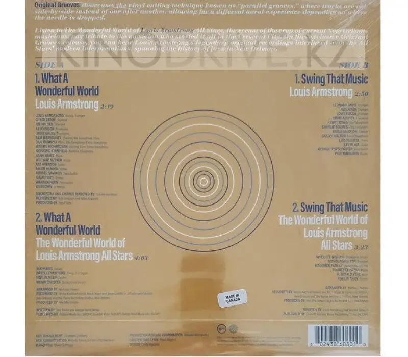 Виниловая пластинка Louis Armstrong – A Gift To Pops: Universal, Kinodrive.kz — фото 2