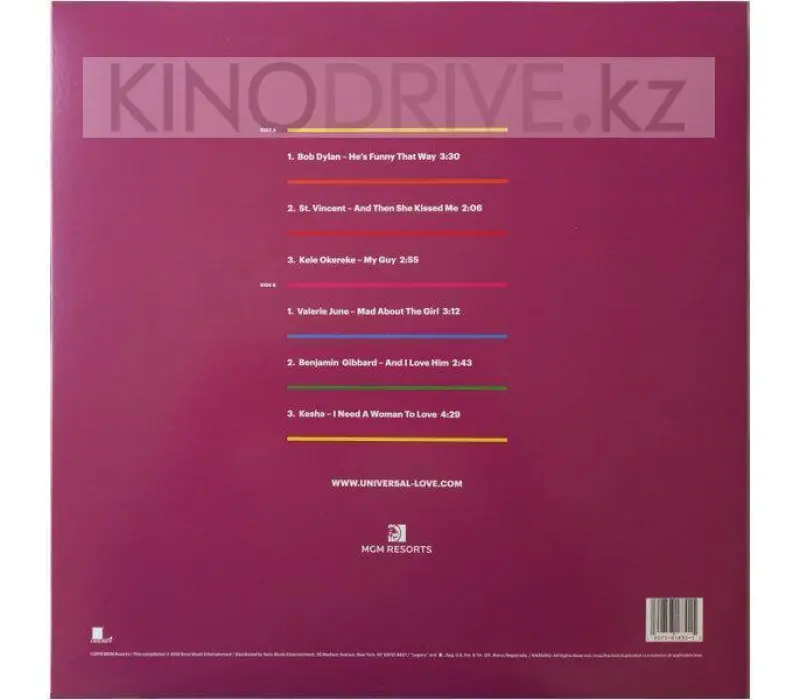 Виниловая пластинка VARIOUS ARTISTS – Universal Love: Wedding Songs Reimagined, Kinodrive.kz — фото 3