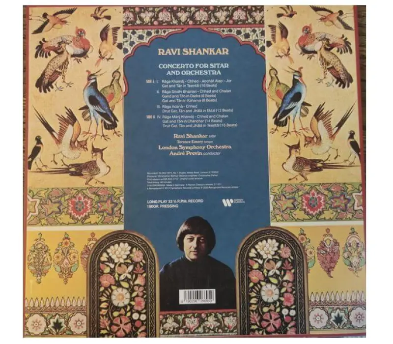 Виниловая пластинка Ravi Shankar & André Previn - The London Symphony Orchestra – Concerto For Sitar & Orchestra, Kinodrive.kz — фото 2