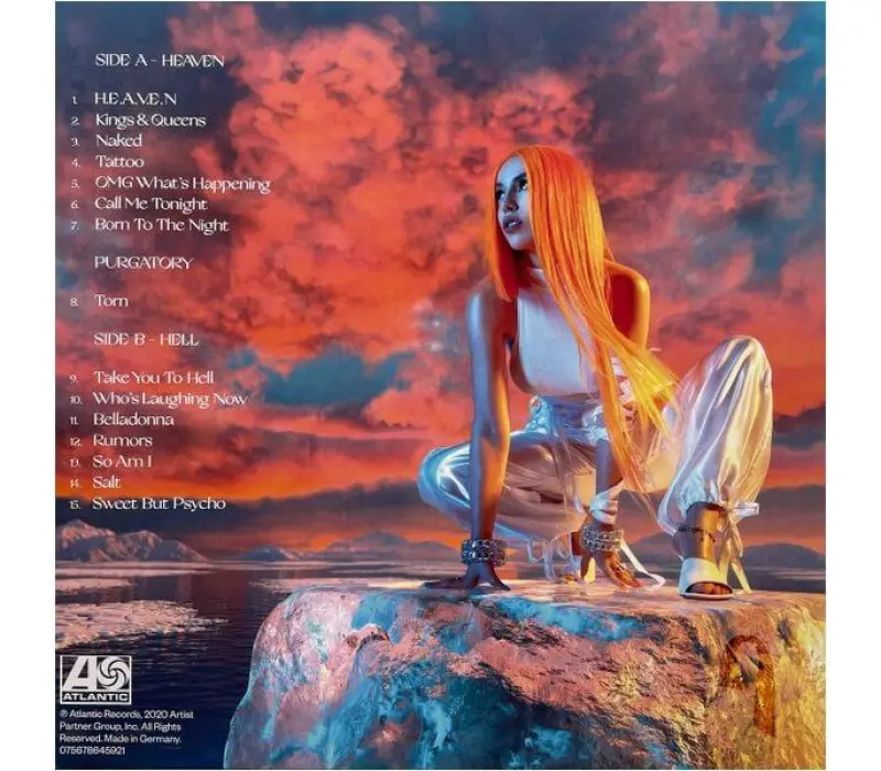Виниловая пластинка Ava Max – Heaven & Hell (BLUE VINYL), Kinodrive.kz — фото 3