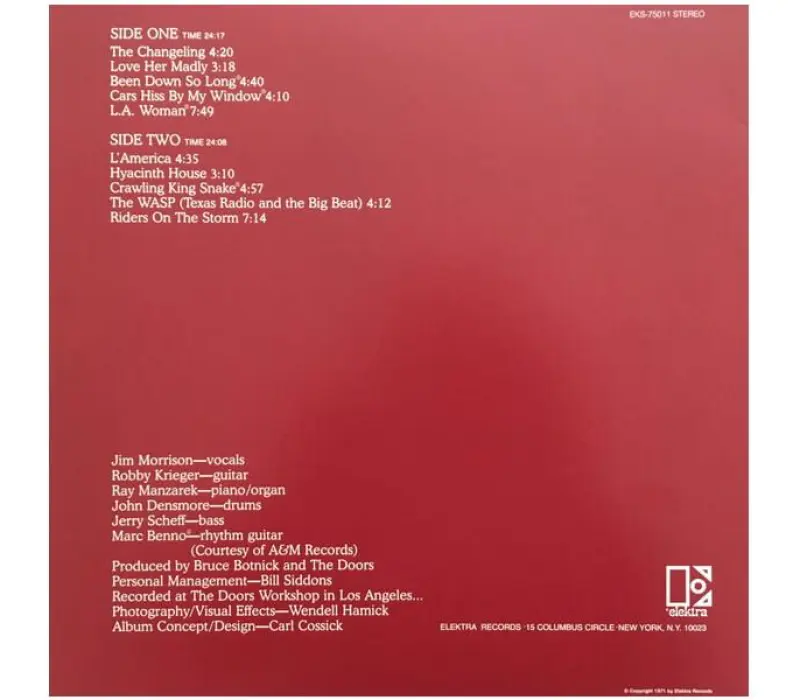 Виниловая пластинка The Doors – L.A. Woman, Kinodrive.kz — фото 2