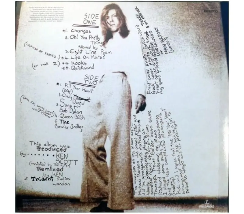 Виниловая пластинка David Bowie – Hunky Dory, Kinodrive.kz — фото 2