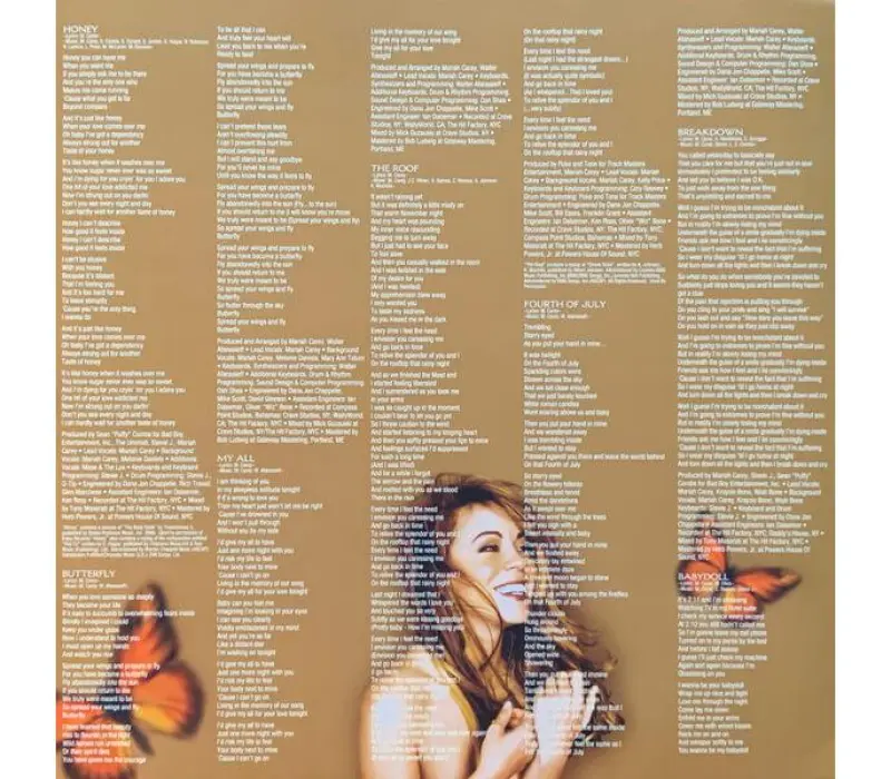 Виниловая пластинка Mariah Carey – Butterfly, Kinodrive.kz — фото 5