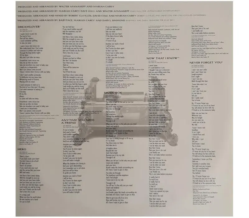 Виниловая пластинка Mariah Carey – Music Box, Kinodrive.kz — фото 5