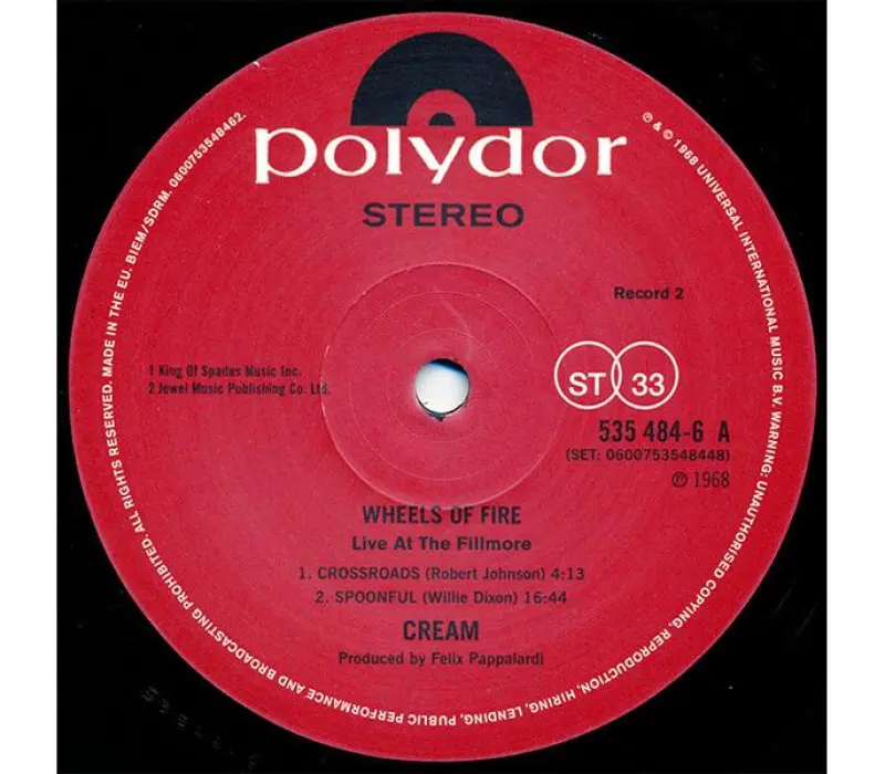Виниловая пластинка Cream – Wheels Of Fire, Kinodrive.kz — фото 4