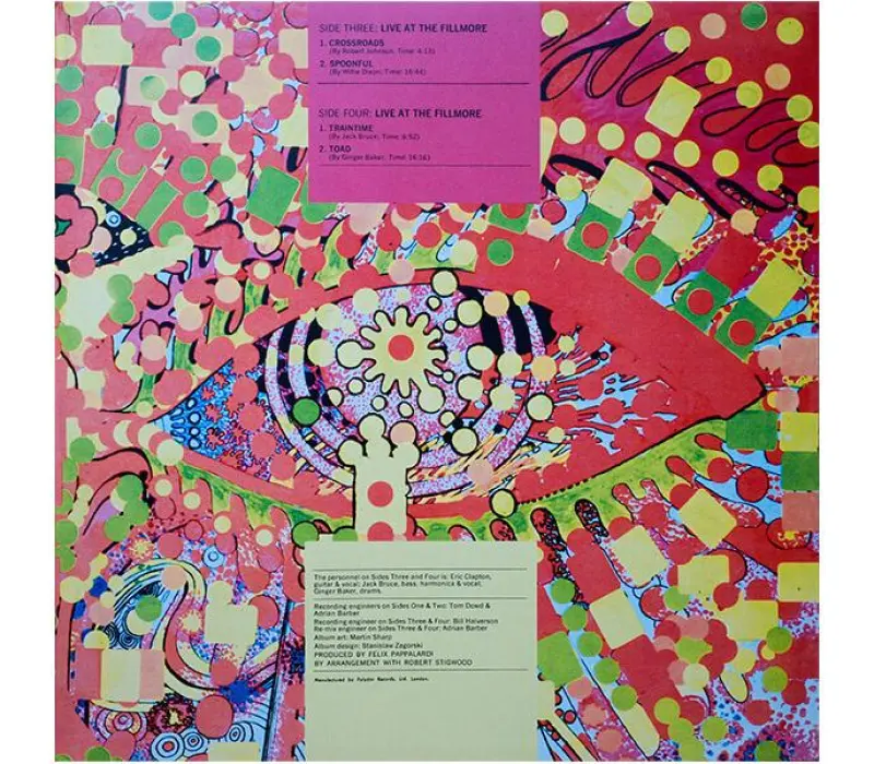 Виниловая пластинка Cream – Wheels Of Fire, Kinodrive.kz — фото 6