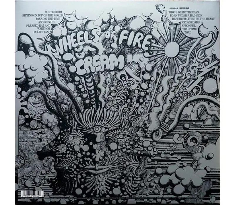 Виниловая пластинка Cream – Wheels Of Fire, Kinodrive.kz — фото 7