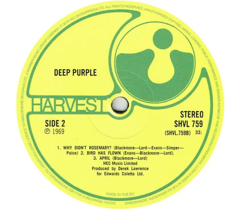 Виниловая пластинка Deep Purple – Deep Purple, Kinodrive.kz — фото 5