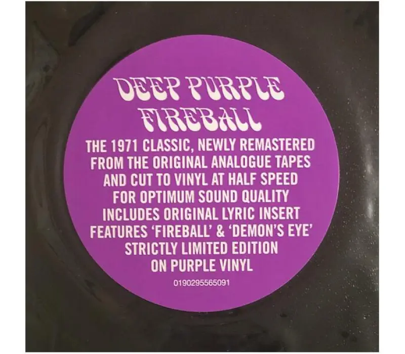 Виниловая пластинка Deep Purple – Fireball, Kinodrive.kz — фото 5